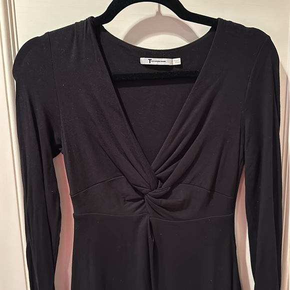 T by Alexander Wang Dress Black Sz S - Picture 4 of 5